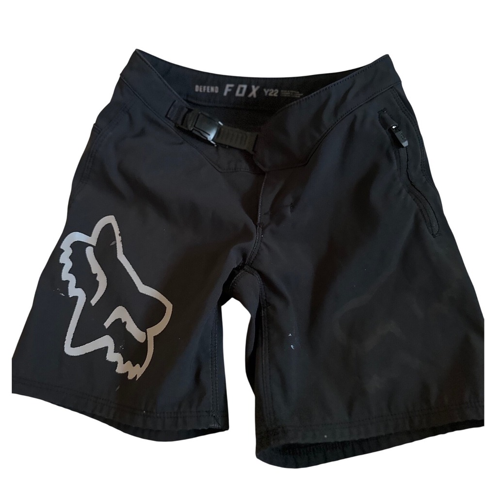 Fox Defend riding shorts, BLACK Y22